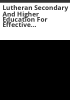Lutheran_secondary_and_higher_education_for_effective_action