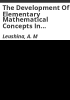 The_development_of_elementary_mathematical_concepts_in_preschool_children