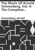 The_music_of_Arnold_Schoenberg__vol__4