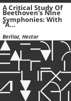 A_critical_study_of_Beethoven_s_nine_symphonies