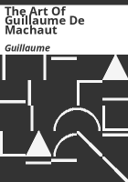 The_art_of_Guillaume_de_Machaut